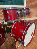 1970s Rogers "Big R" Londoner Five Drum Set California Wine 22/12/13/16