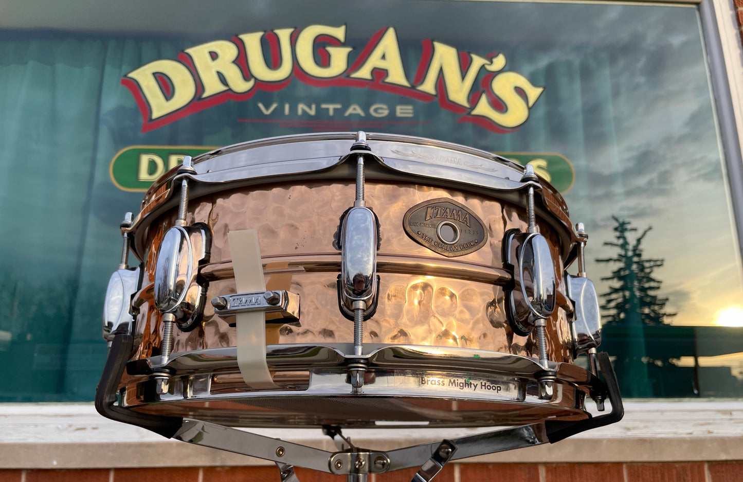 Tama 5.5x14 Hammered Bronze Snare Drum