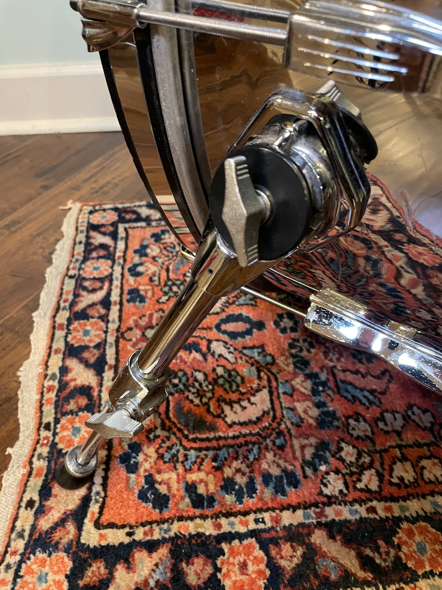 1970s Ludwig 10x26 Stainless Steel Bass Drum