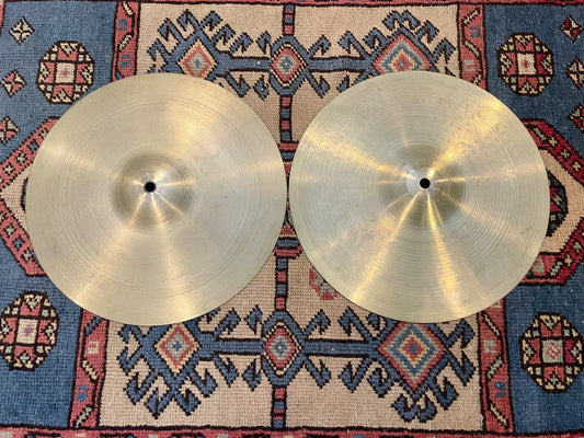 13" Zildjian A 1970s New Beat Hi-Hat Cymbal Pair 724g/1212g #873