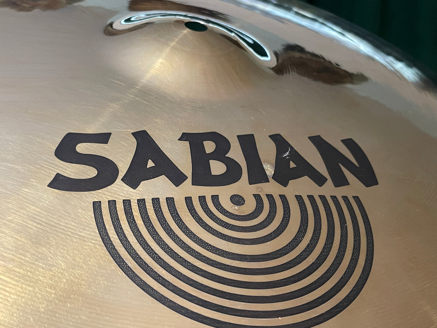 N.O.S. 15" Sabian AAX Studio Crash Cymbal Brilliant 826g