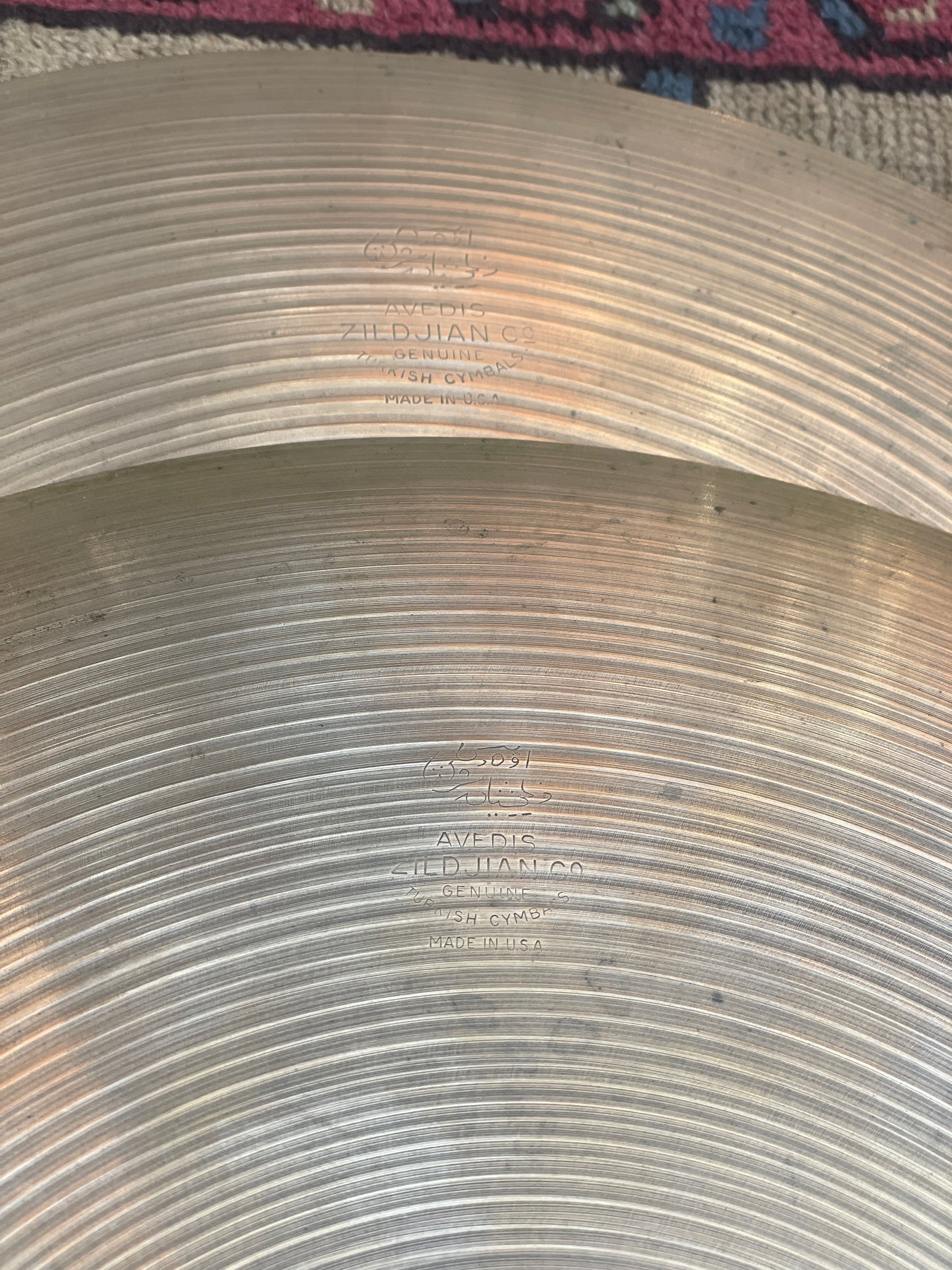 16" Zildjian A 1960s Hi-Hat Cymbal Pair 1014g/1804g #191 *Video Demo*