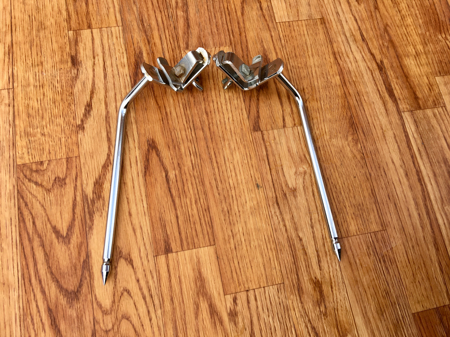 Vintage Ludwig Hoop Mounted Bass Drum Spurs 1960s/70s