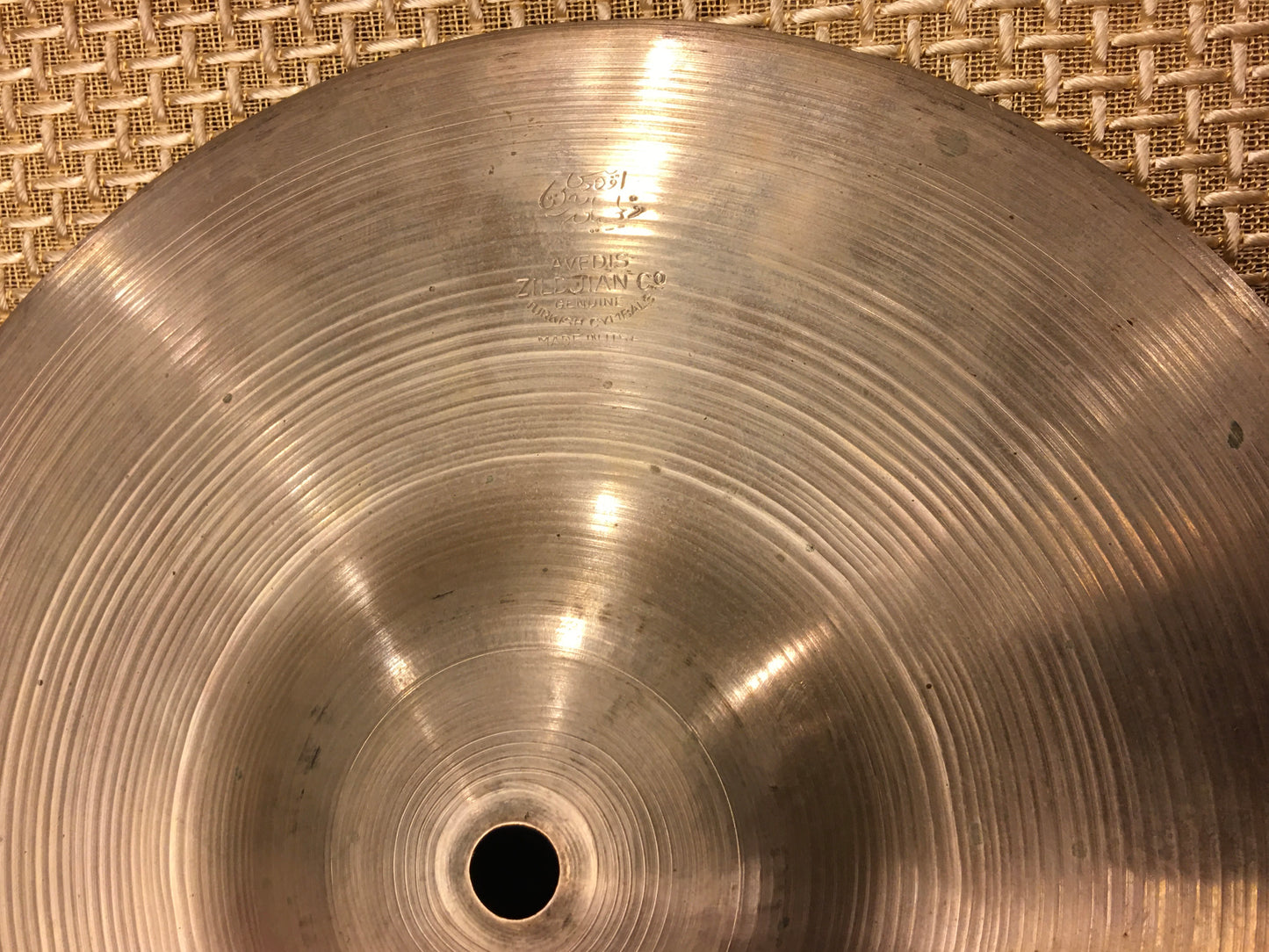 10" Zildjian A 1950s Trans Stamp Splash Cymbal 278g #610