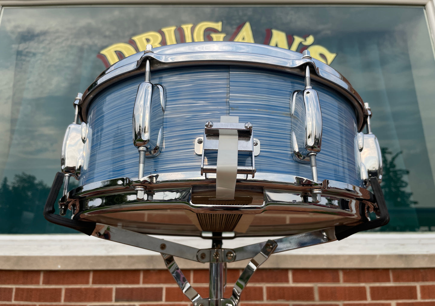 1960s Slingerland Gene Krupa De Luxe Outfit No. 1N Drum Set w/ Artist Snare Blue Ripple Pearl