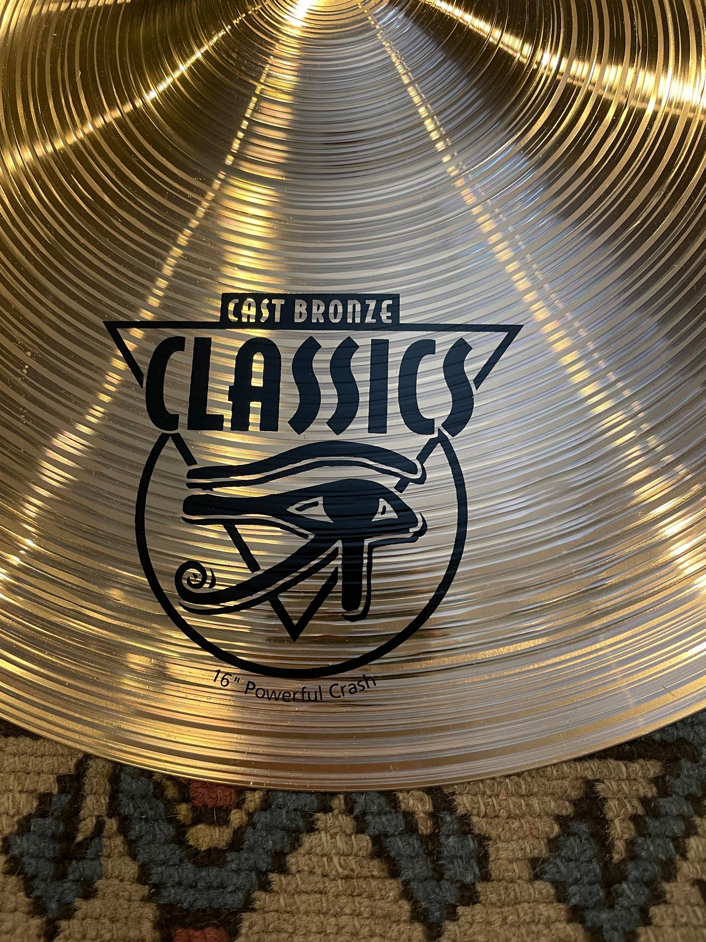 16" Meinl Cast Bronze Classics Powerful Crash Cymbal 1120g