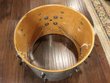 1970s Slingerland 14X18 Bop Bass Drum White Marine Pearl 5 Ply