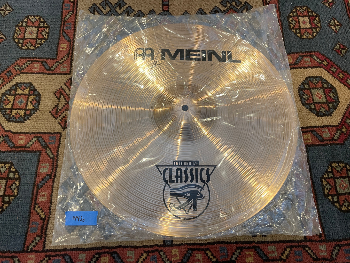 18" Meinl Cast Bronze Classics Medium Crash Cymbal 1442g