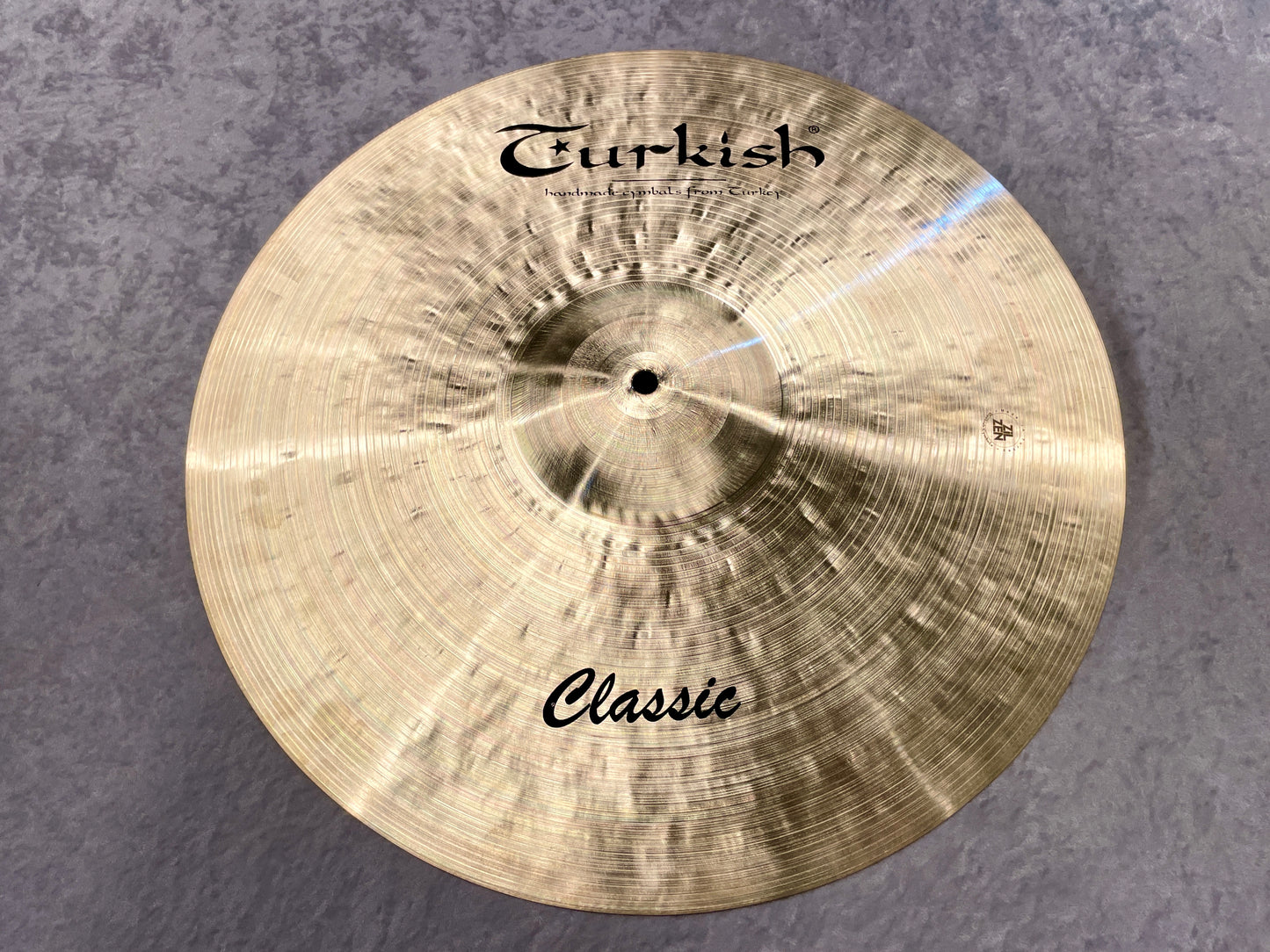 19" Turkish Cymbals Classic Series Crash Cymbal 1626g *Sound File*