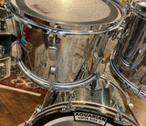 1979-80 Ludwig 9pc. Drum Set Chrome Over Wood *Video Demo*