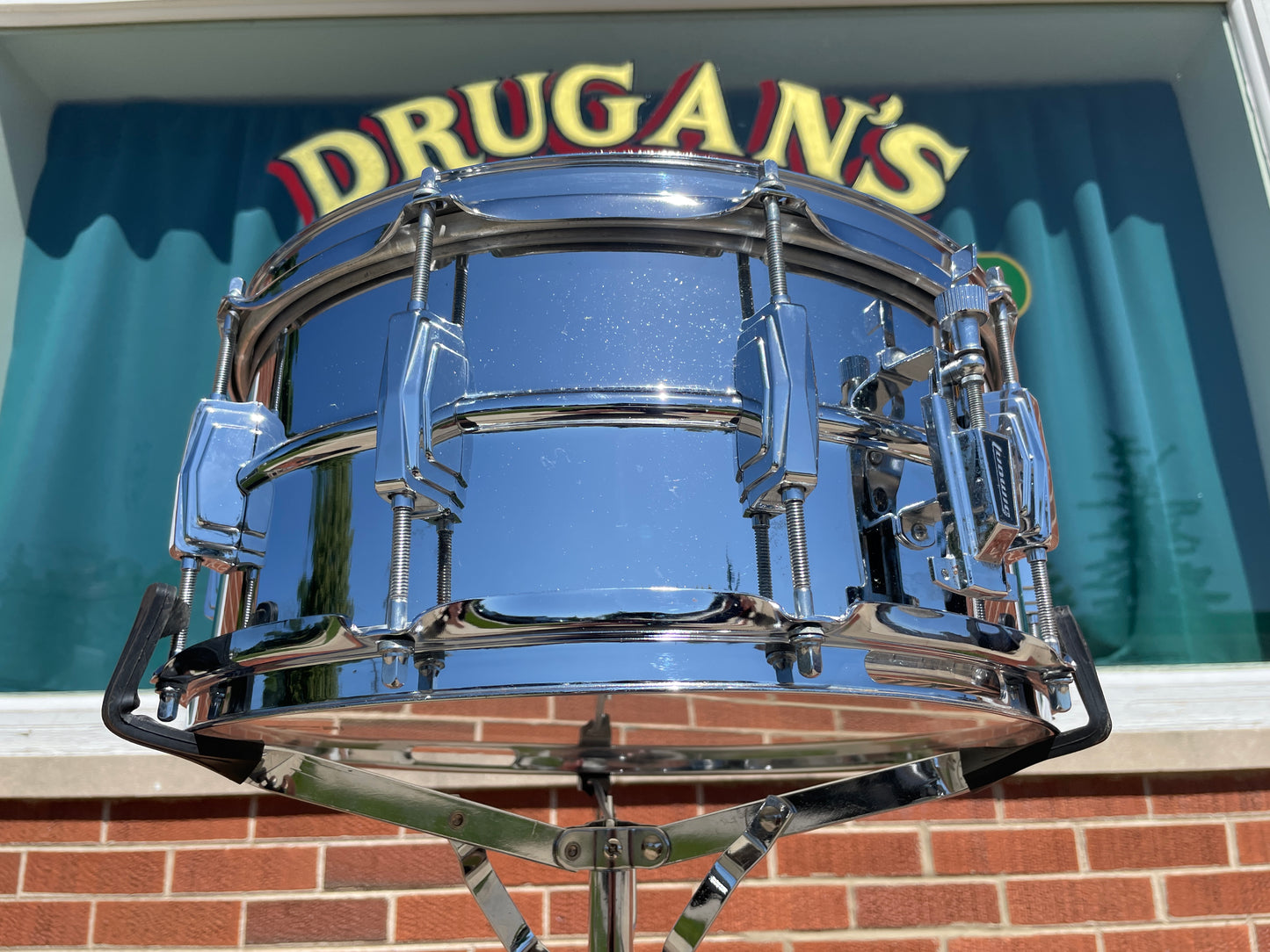 1970s-1980s Ludwig 6.5x14 LM402 Supraphonic Snare Drum