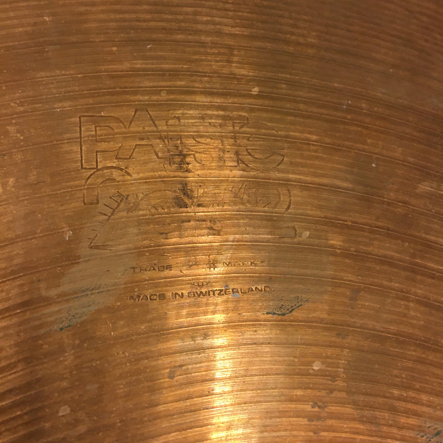 18" Paiste 1974 2002 Crash Cymbal 1490g #527