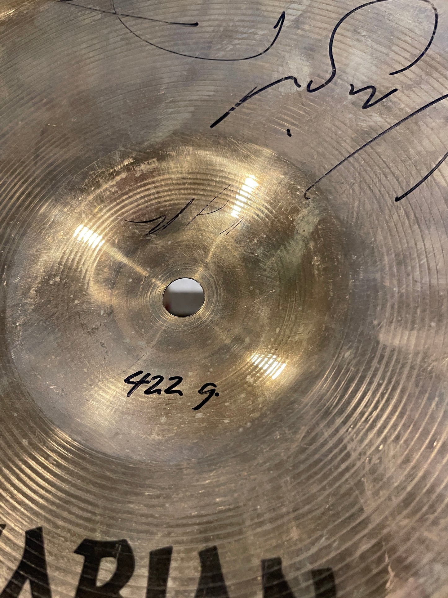 12" Sabian Hand Hammered HH Mini Chinese China Cymbal 422g Virgil Donati