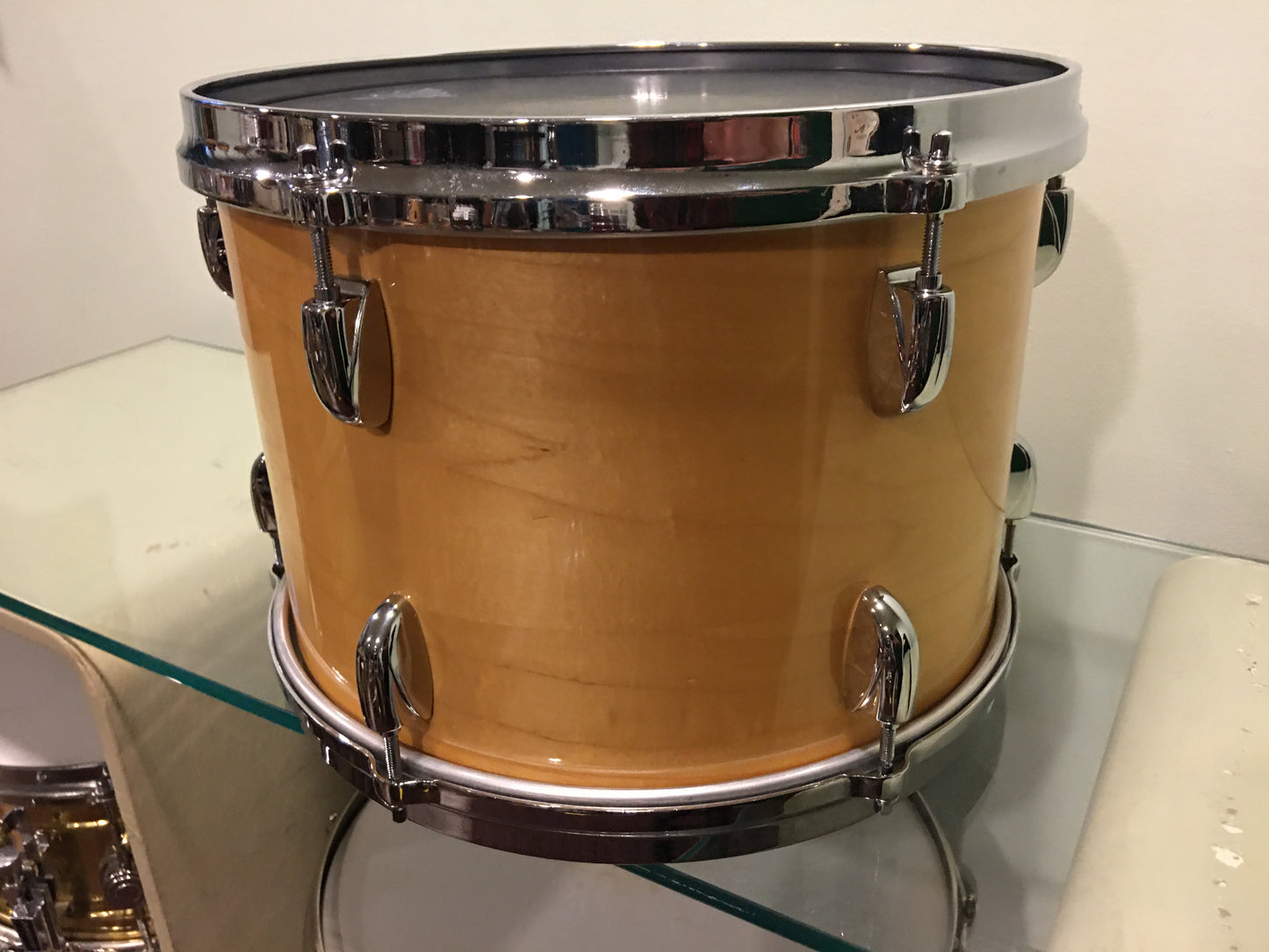 1980s Gretsch 9x13 Virgin Tom Drum Natural Maple