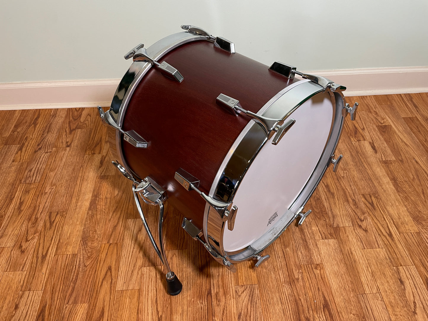 Vintage Sonor Phonic 18x14 Bass Drum Red Mahogany