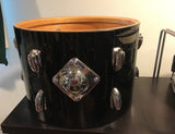 1970s Slingerland 9x13 Tom Drum Shell Black