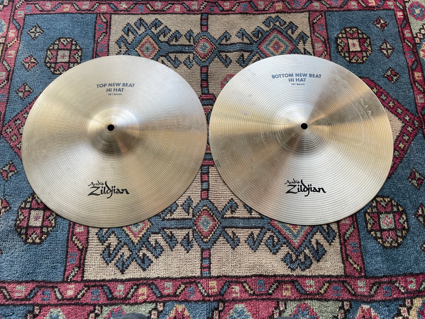 14" Zildjian A New Beat Hi-Hat Cymbal Pair 1046g/1408g *Video Demo*