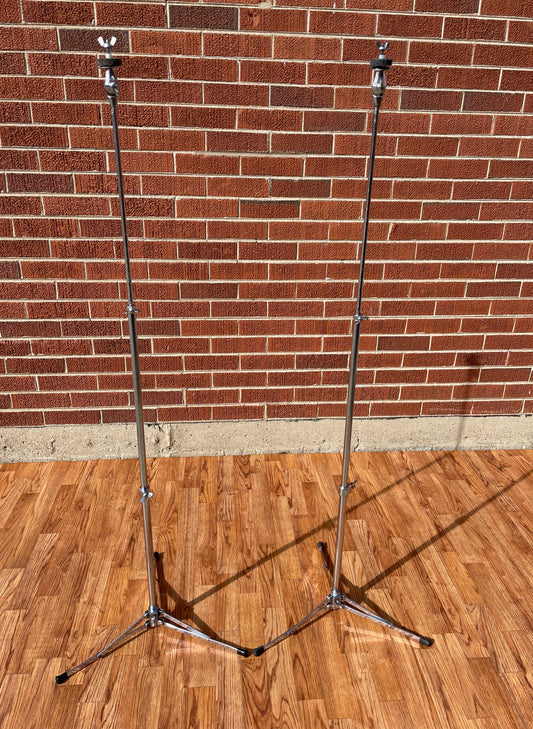 1960s Ludwig 1400 Flat Base Straight Cymbal Stand Pair (2 Pcs.)