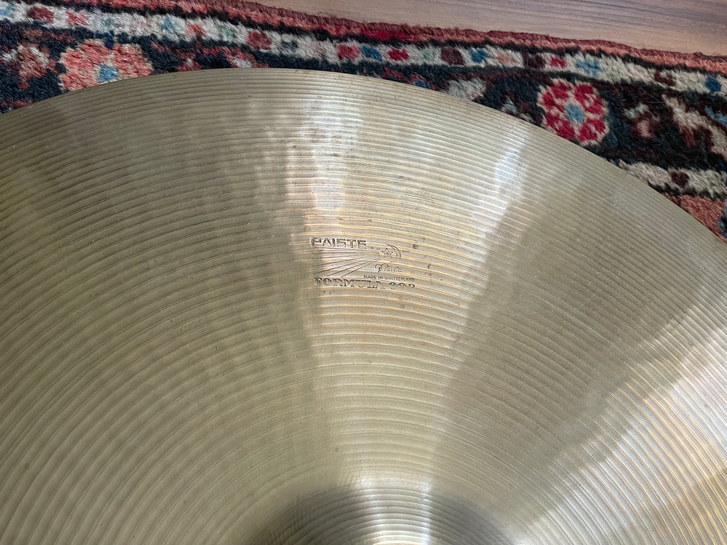 20" Paiste Pre-Serial Number Formula 602 Ride Cymbal 2478g #800