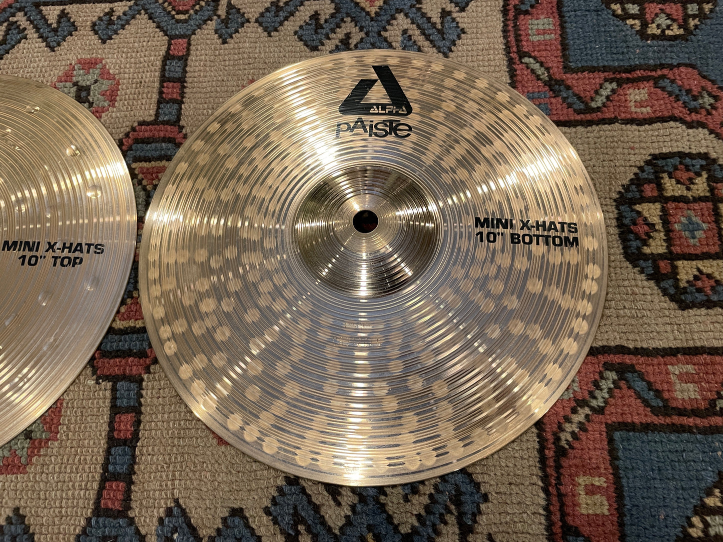 10" Paiste Alpha Mini X-Hats Hi-Hat Cymbal Pair 440g/664g