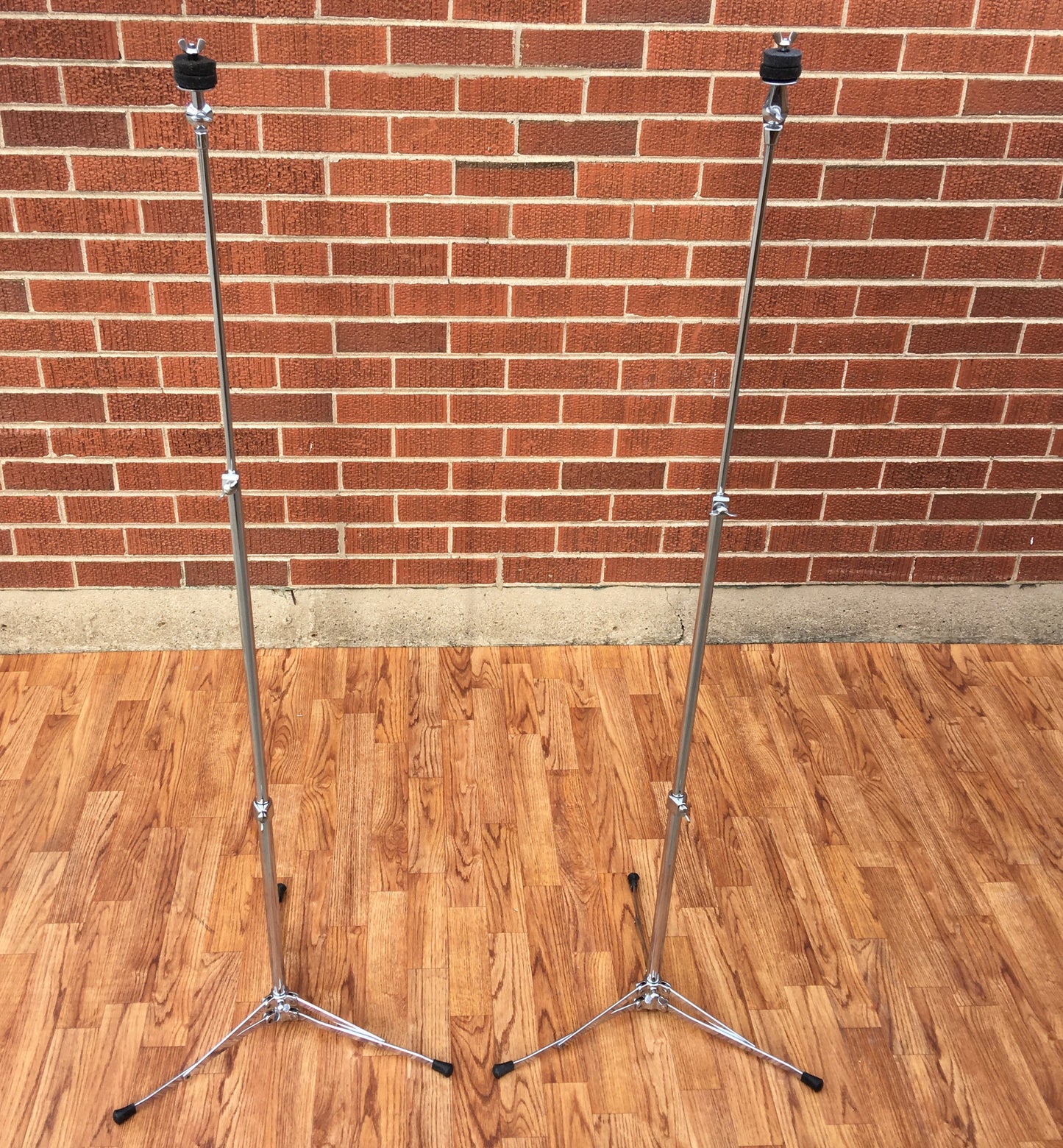 1960s Ludwig 1400 Straight Flat Base Cymbal Stand Pair (2pcs)