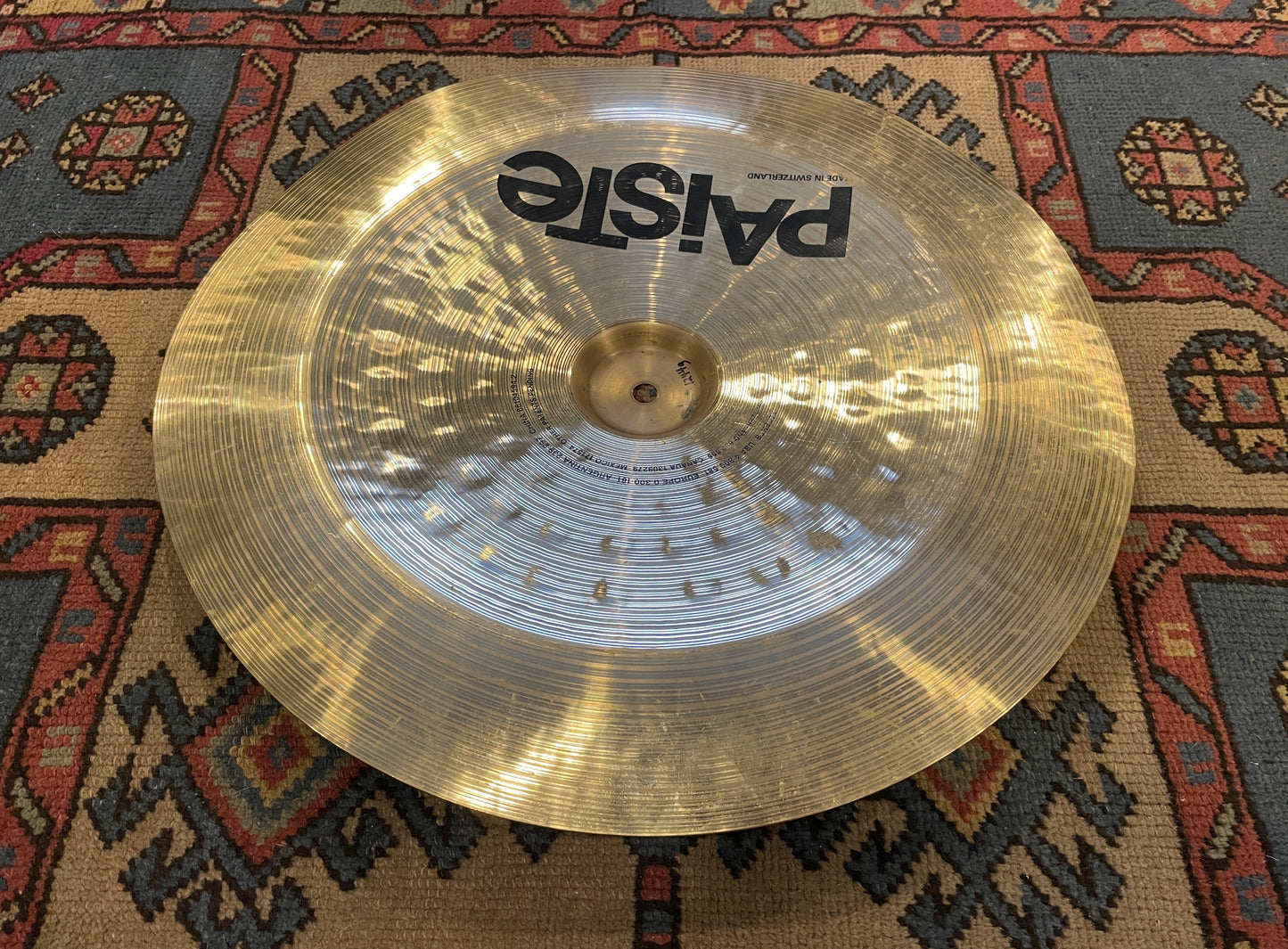 18" Paiste Sound Formula Thin China Cymbal 1244g