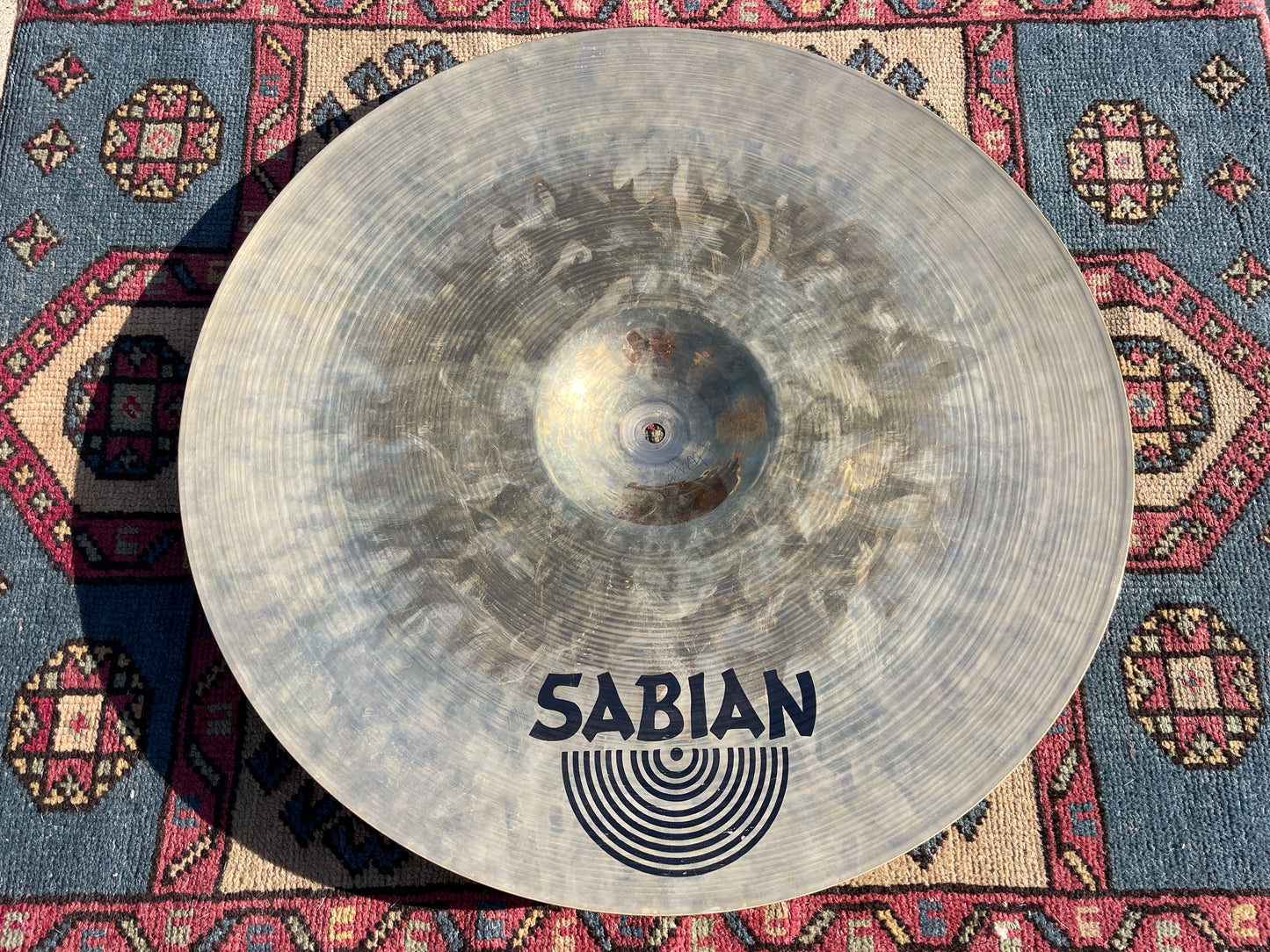 21" Sabian Hand Hammered HH Vintage Ride Cymbal 2220g Brilliant