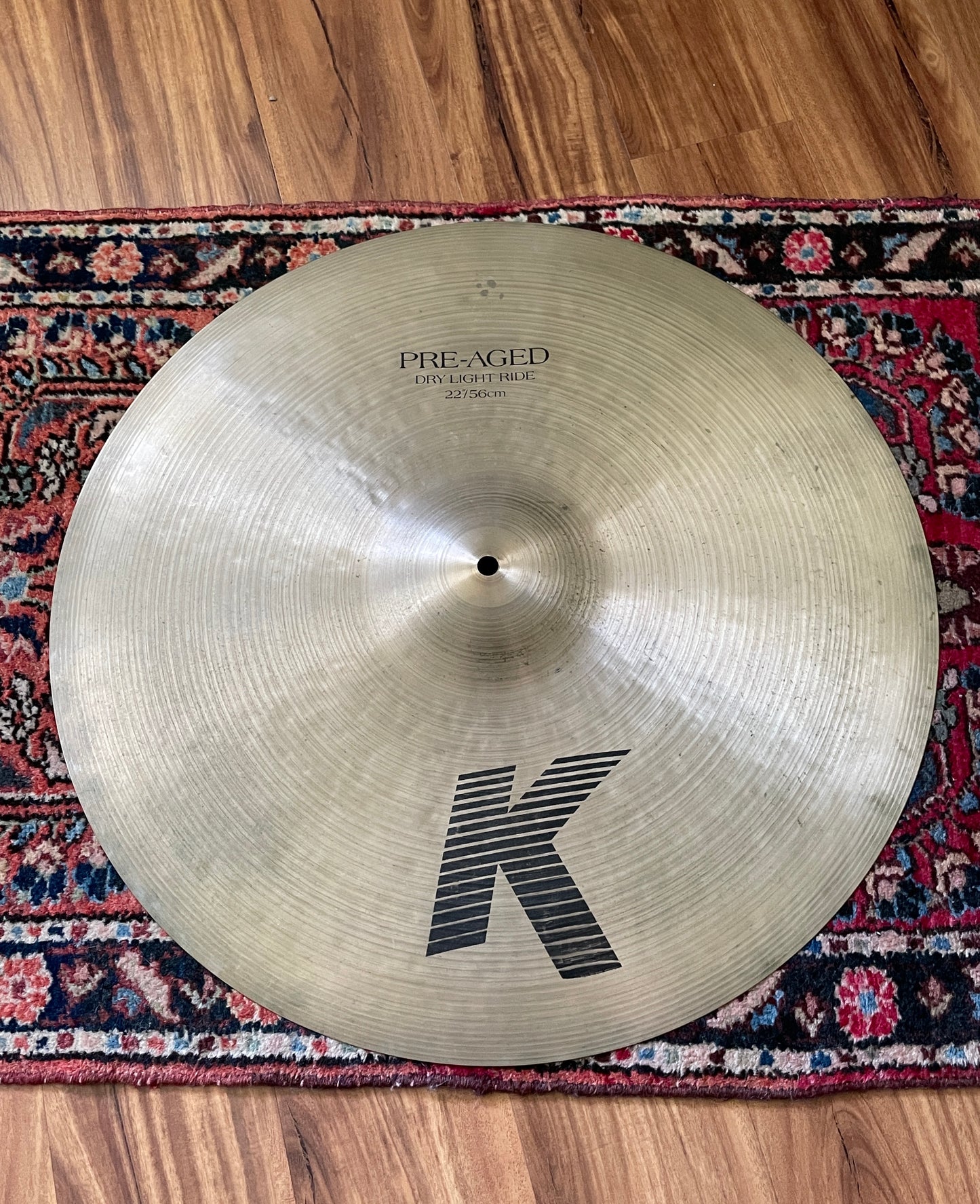 22" Zildjian K Pre-Aged Dry Light Ride Cymbal IAK PADLR 2378g #773