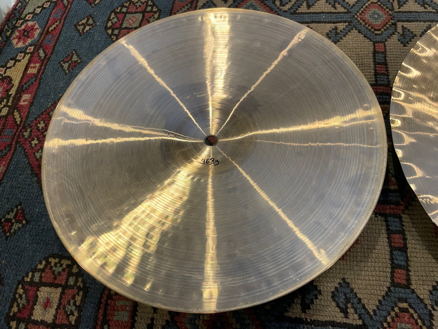 14" Paiste 2002 Sound Edge Hi-Hat Cymbal Pair 968g/1078g