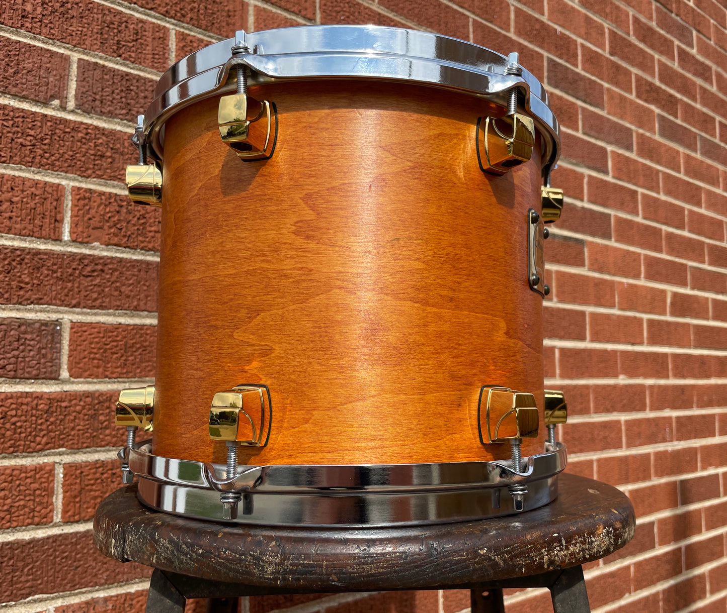 2000s Yamaha Maple Custom 9x10 Tom Drum Vintage Natural MIJ