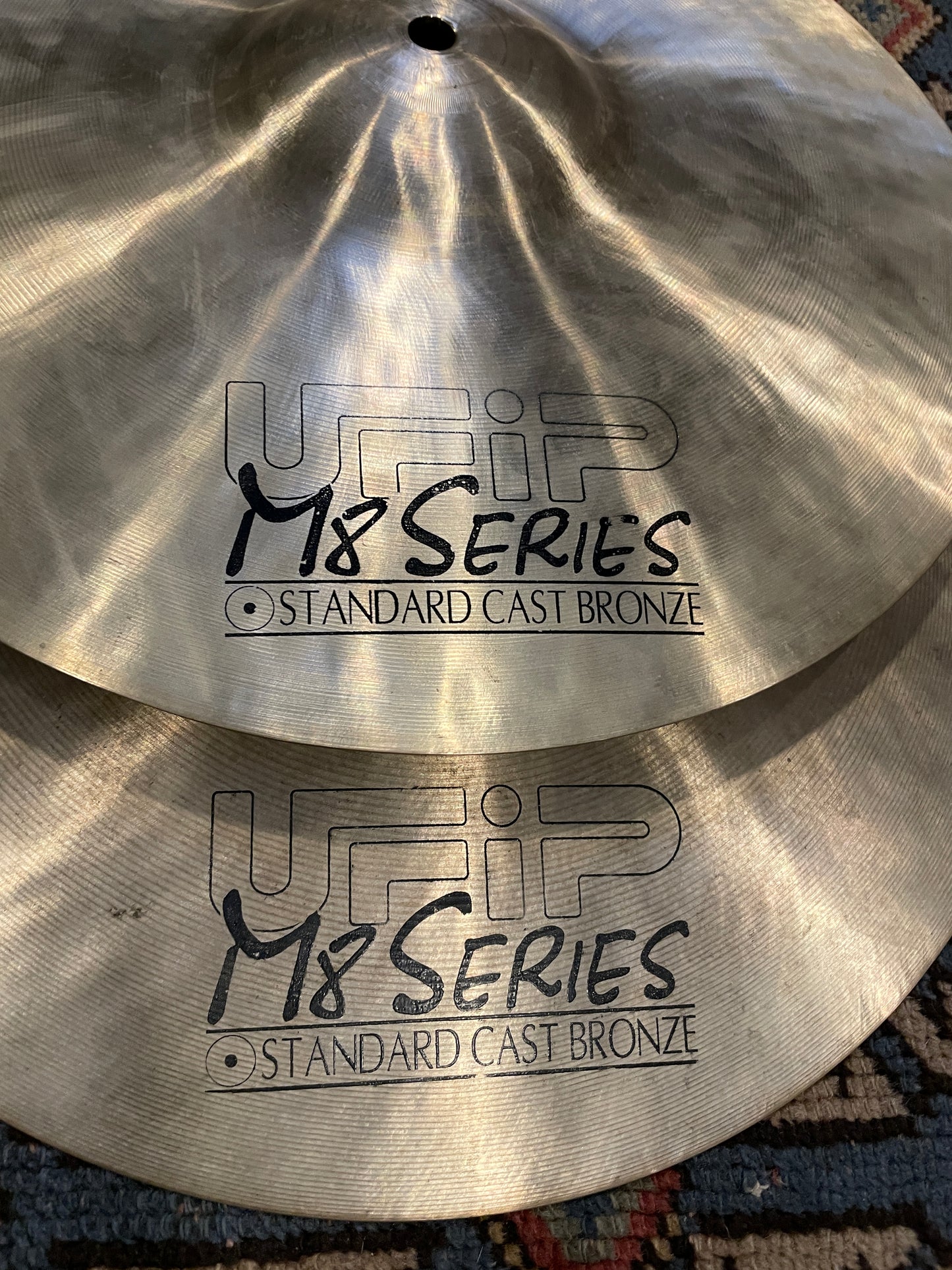 14" UFIP M8 Series Hi-Hat Cymbal Pair 1312g/1518g