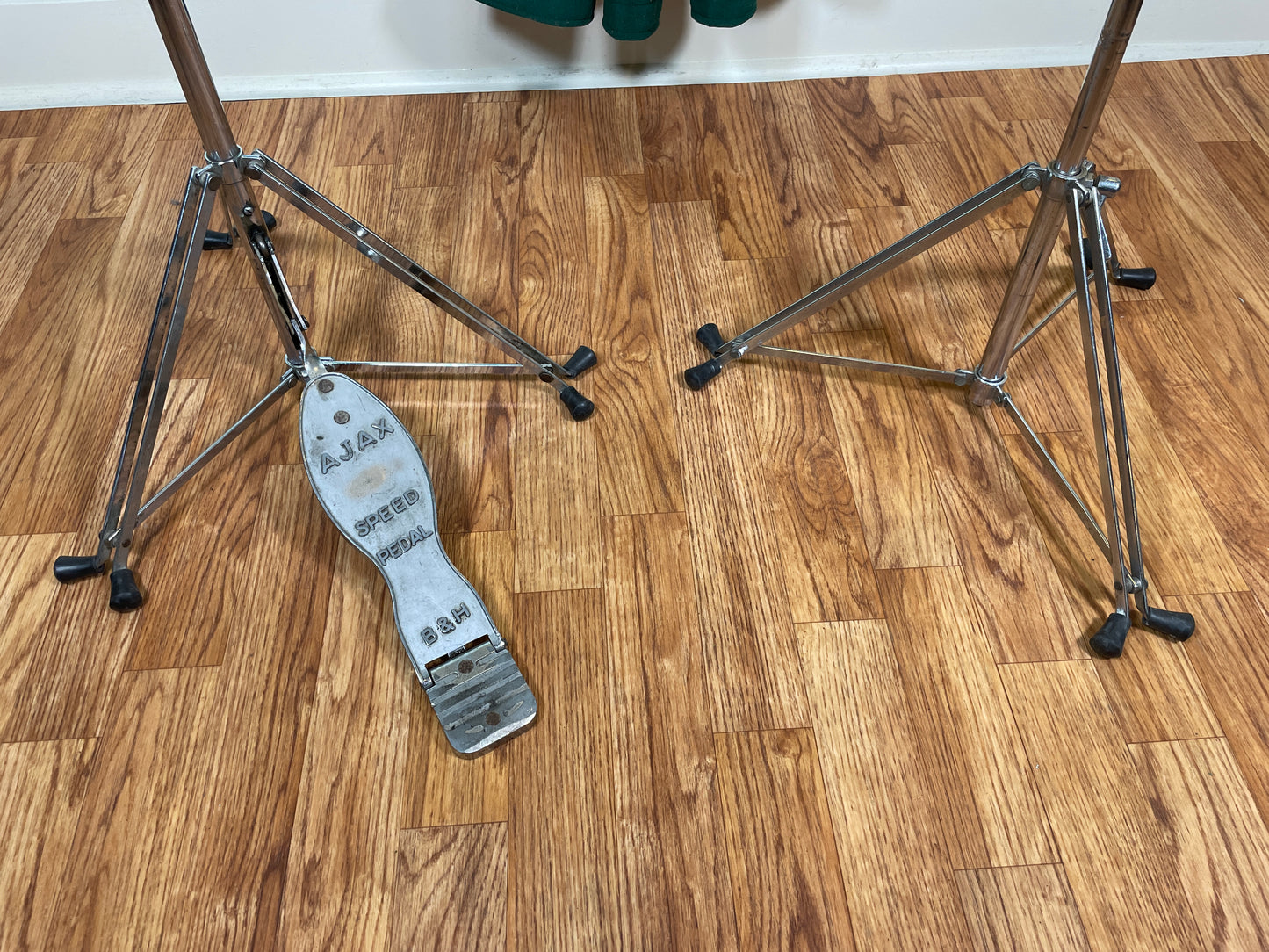 Rare 1950s Ajax Hi-Hat Stand & Snare Drum Stand