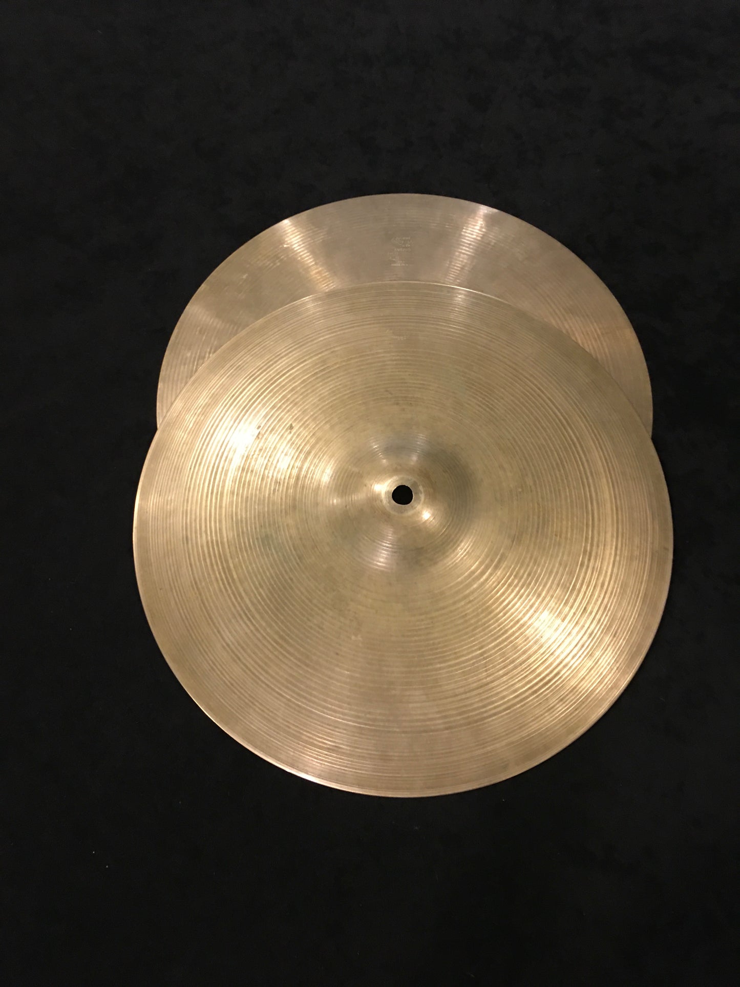 14" Zildjian A 1970s Hi-Hat Cymbal Set 932g/1066g #666 *Sound File*