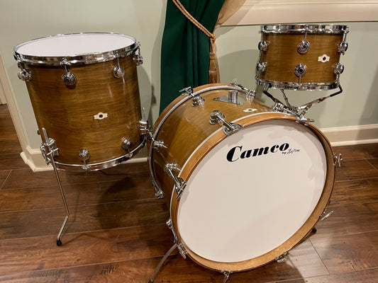 Camco Chanute 22/12/16 Walnut Drum Set