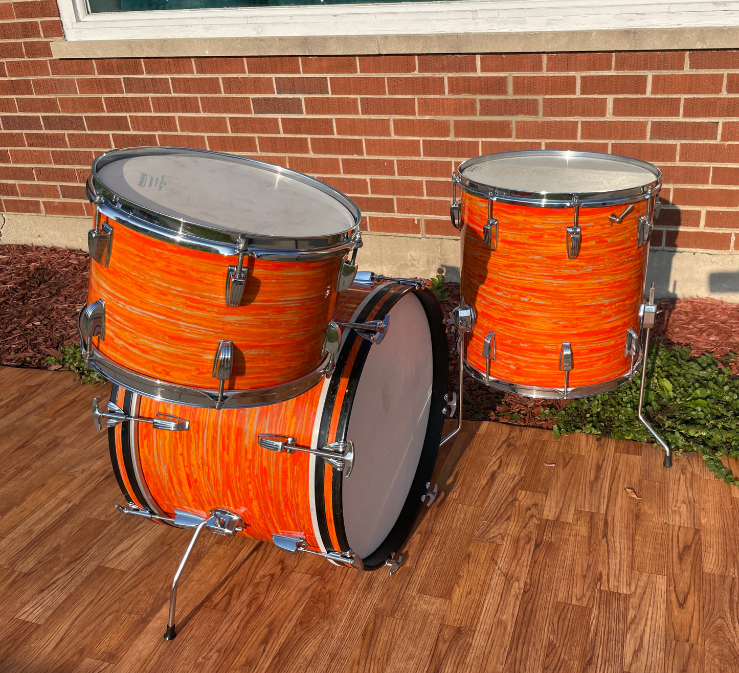 1967 Ludwig Mod Orange Drum Set 20/12/16