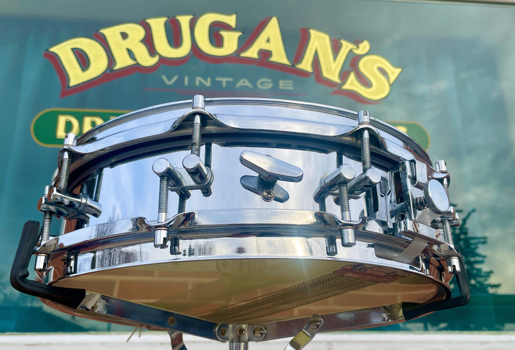 Vintage Sonor D420 Phonic 4x14 Snare Drum Ferro Manganese Drugan's