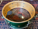 1969 Ludwig 5x14 Pioneer Snare Drum Green Sparkle