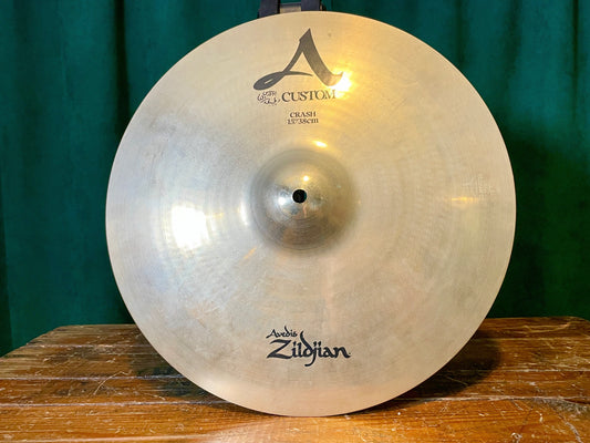 15" Zildjian A Custom Crash Cymbal 868g