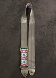 Vintage Ace Purple/Blue Diamond Guitar Strap Hippie Bobby Lee Style