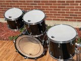 2000 Sonor 125th Anniversary S-Class Drum Set Black 20/10/12/14