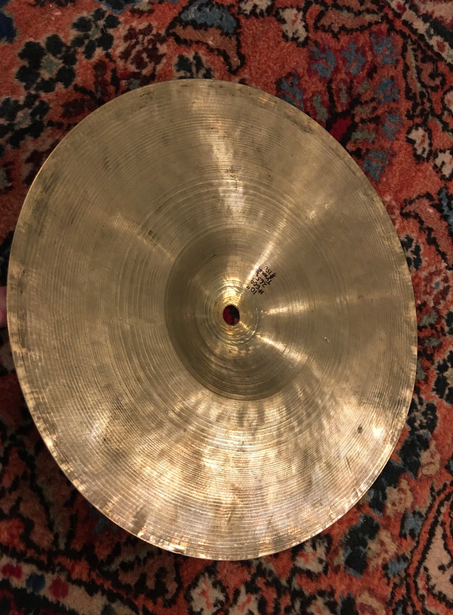 10" Zildjian A 1950s Trans Stamp Splash Cymbal 265g #609