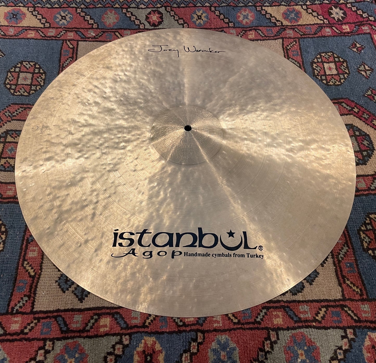 24" Istanbul Agop Joey Waronker Ride Cymbal 3265g