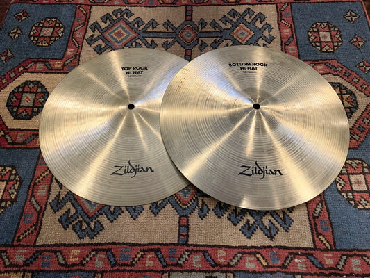 14" Zildjian A Rock Hi-Hat Cymbal Pair 1298g/1516g