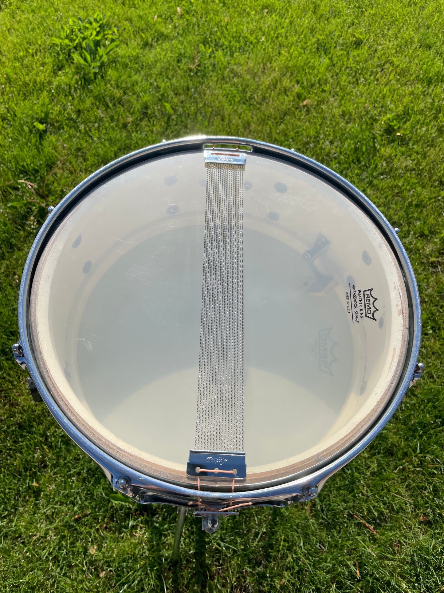 1967 Ludwig 5x14 Jazz Festival Snare Drum Sky Blue Pearl