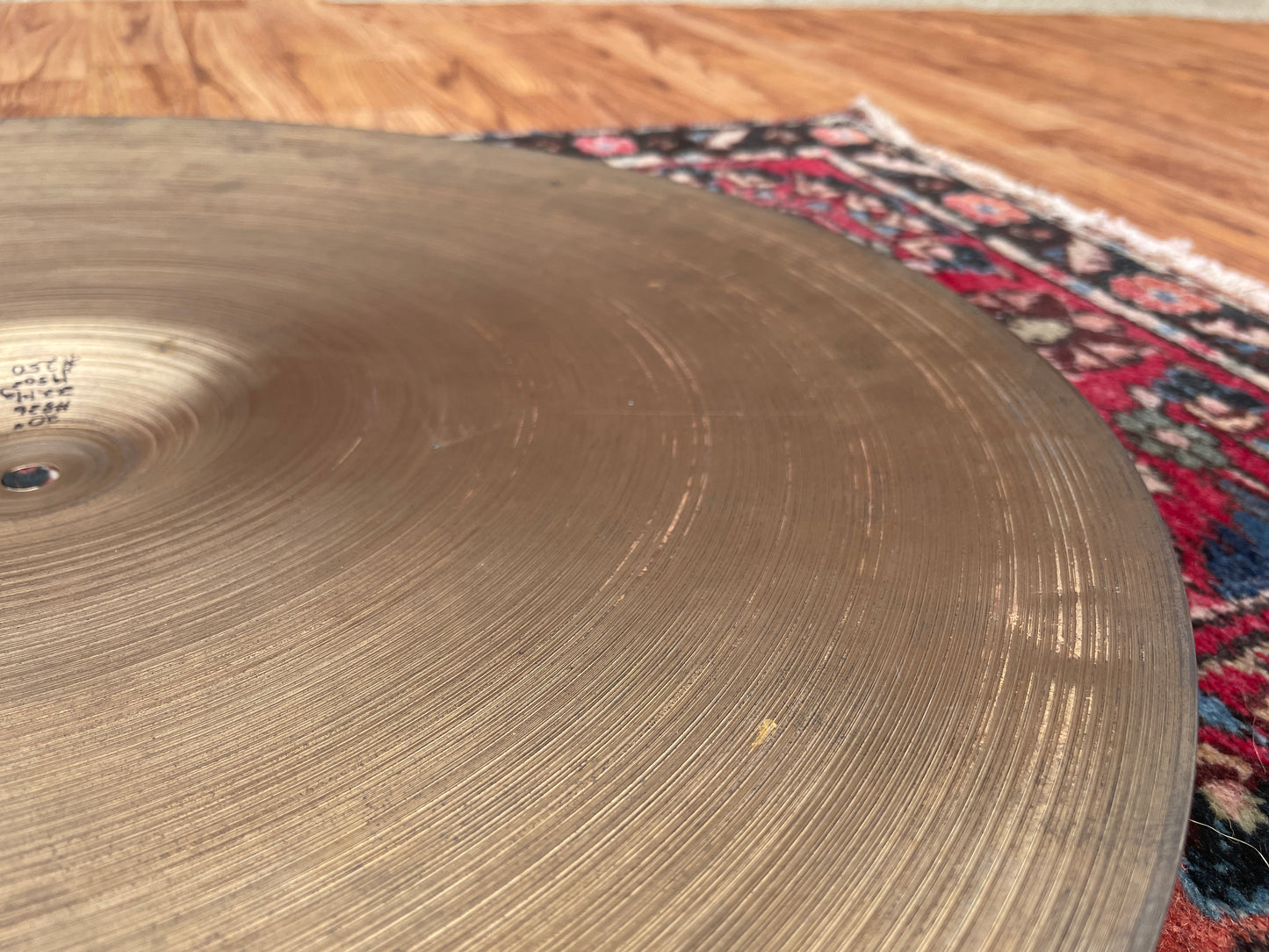 20" Zildjian A 1950s Small Stamp Ride Cymbal 2214g #836