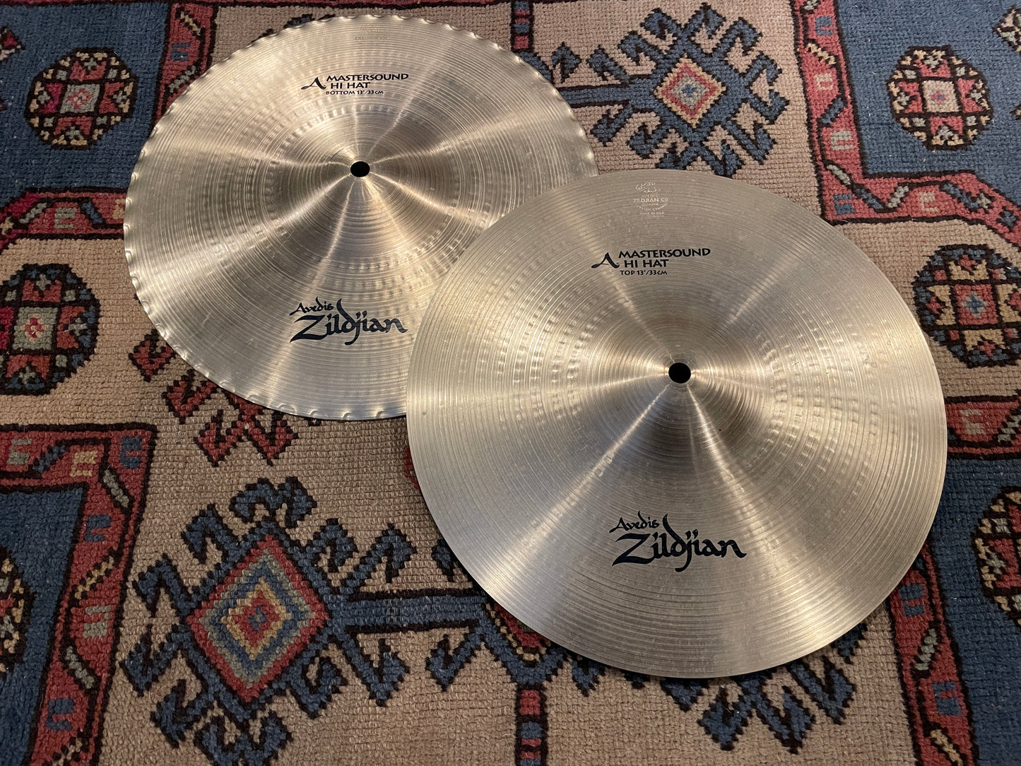 13" Zildjian A Mastersound Hi-Hat Cymbal Pair 864g/1048g