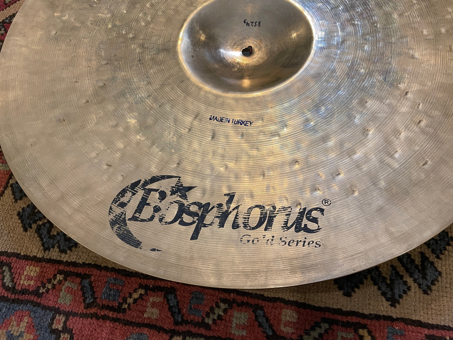 22" Bosphorus Gold Series Ride Cymbal 3324g