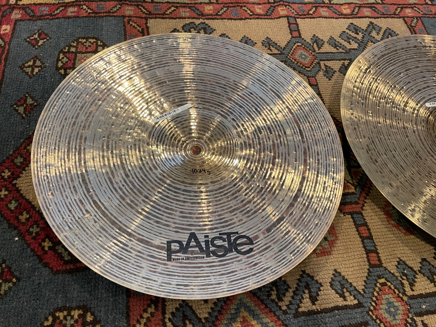 14" Paiste T20 Prototype Hi-Hat Cymbal Pair 1034g/1326g