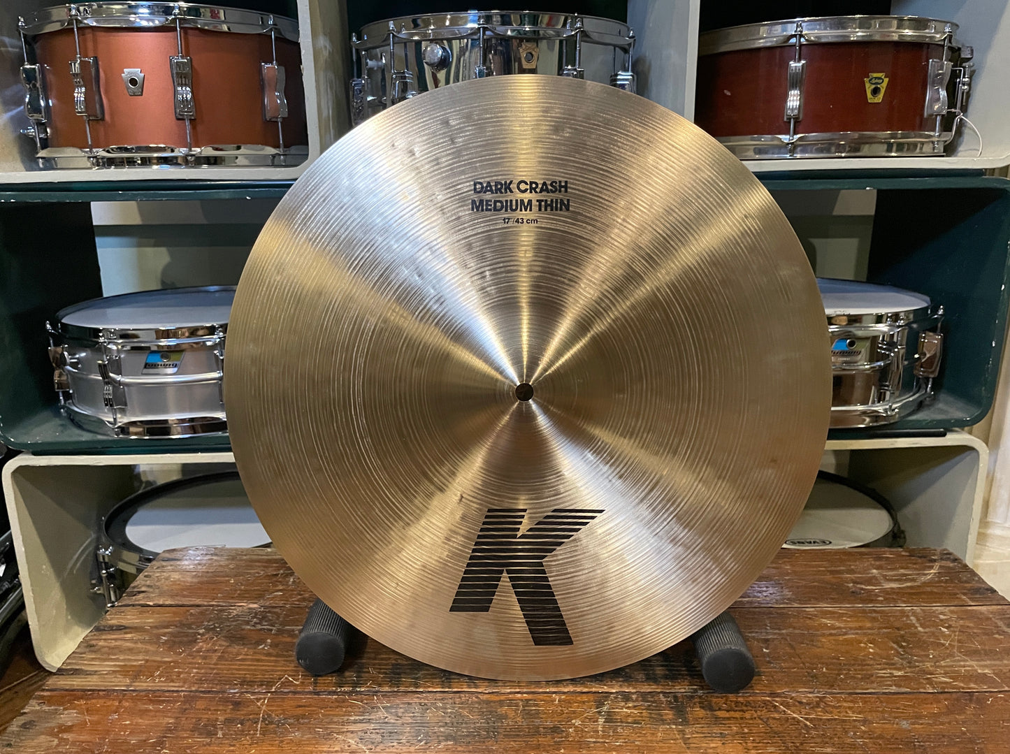 17" Zildjian K Dark Crash Medium Thin Cymbal 1326g