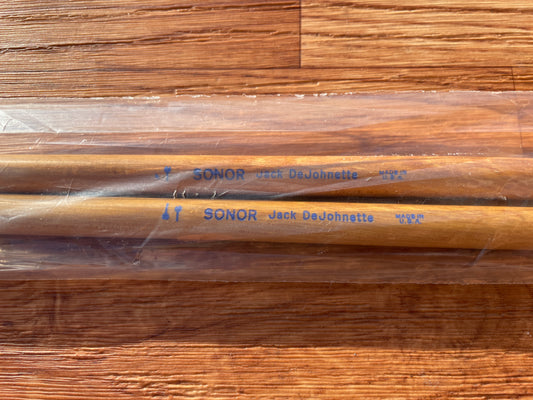N.O.S. Vintage Sonor Jack DeJohnette Wood Tip Drum Sticks w/ Original Bag New Old Stock